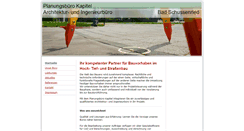 Desktop Screenshot of planungsbuero-kapitel.de